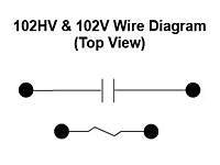 102HV & 102V Series - High Voltage Switching Special Purpose Relays - Wiring Diagram