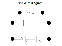 158 Series - High Voltage, Open Style Special Purpose Relays - Wiring Diagram