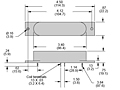 102HV & 102V Series - High Voltage Switching Special Purpose Relays - Dimensional Picture