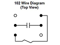 102 Series - Metal Shielded Reed Relays - Wiring Diagram