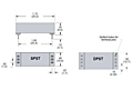 131 Series - Mercury Reed Relays - Dimensional Picture
