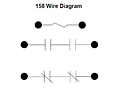 158 Series - High Voltage, Open Style Special Purpose Relays - Wiring Diagram