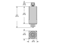 326/327 Series - Time Delay Relays - Dimensional Picture